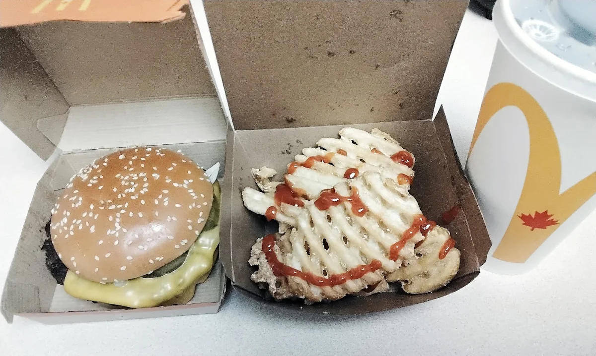 Quarter Pounder with Waffle Fries and Soda Meal