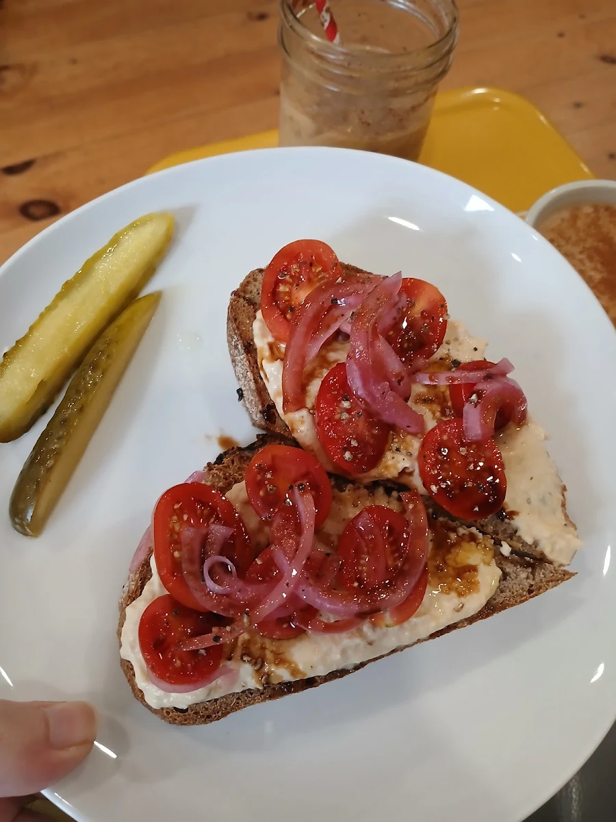Sundried Tomato Hummus Sourdough Toast