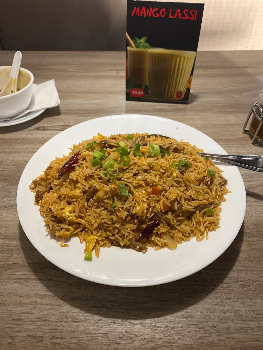 Fried Rice with Manchurian Dry