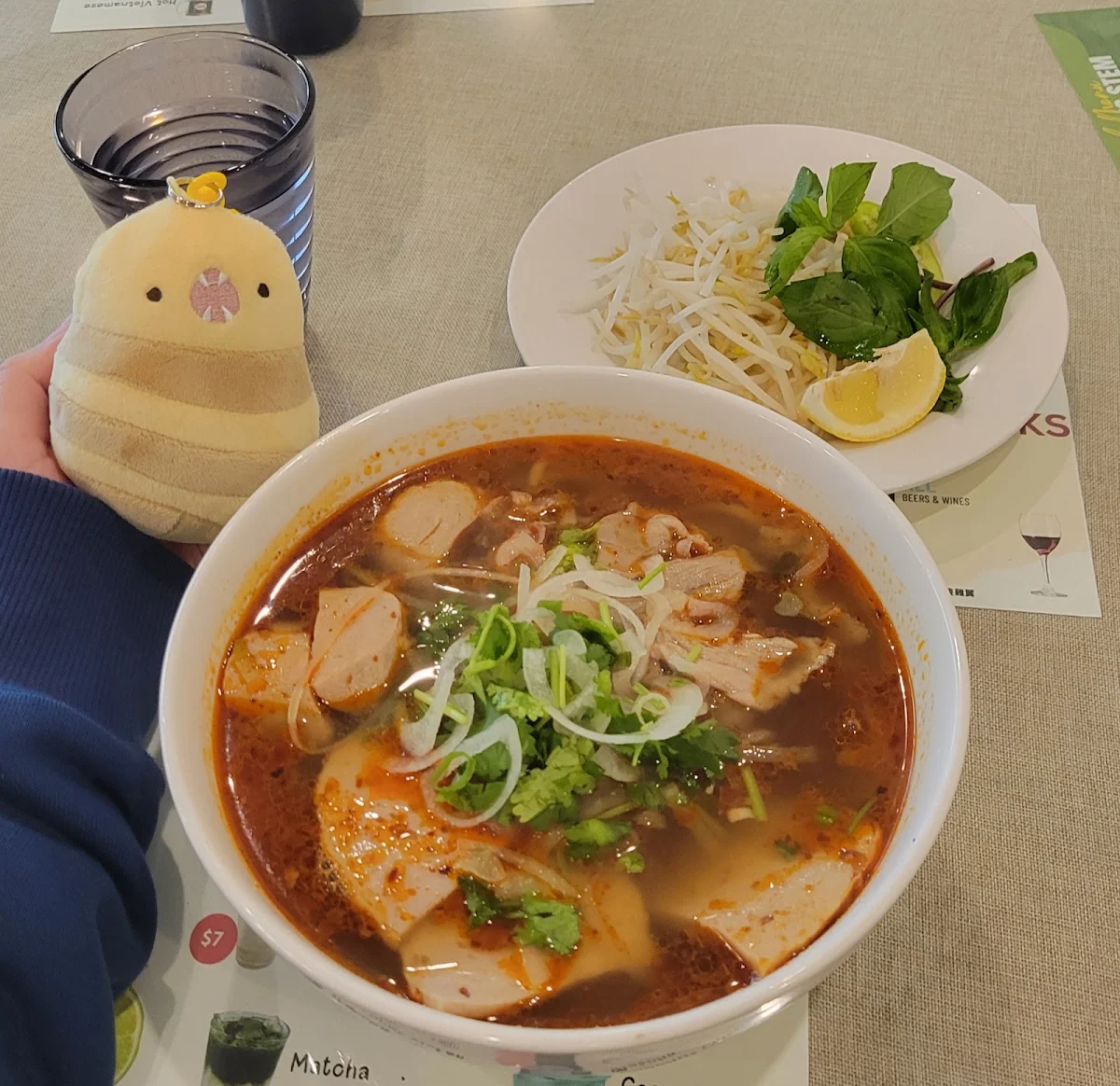 Spicy Bun Bo Hue Beef&Pork Noodle Soup