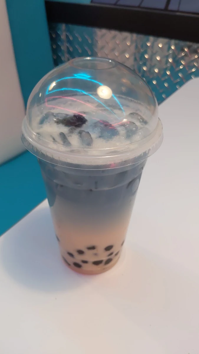 Butterfly Pea Tea with Purple Milk Tea