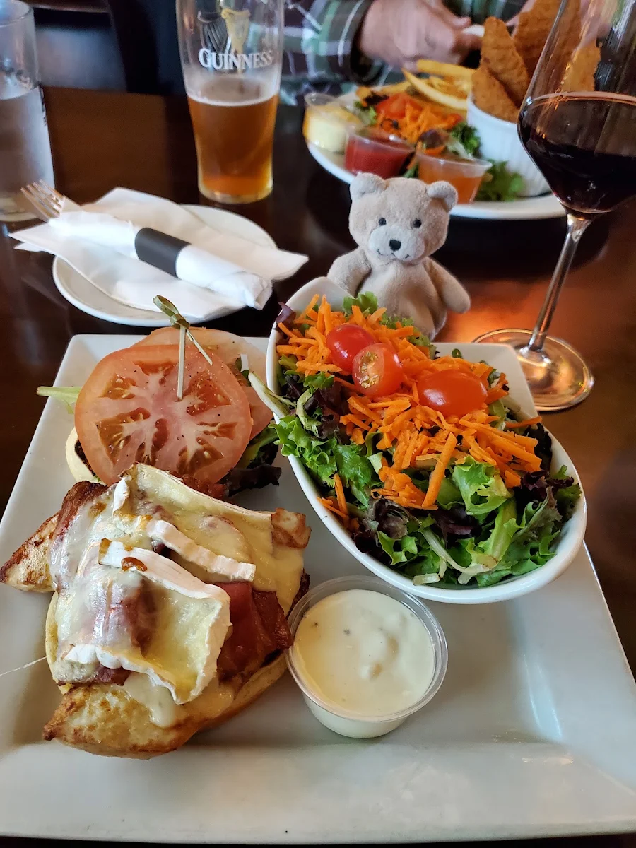 Chicken Bacon and Brie Burger