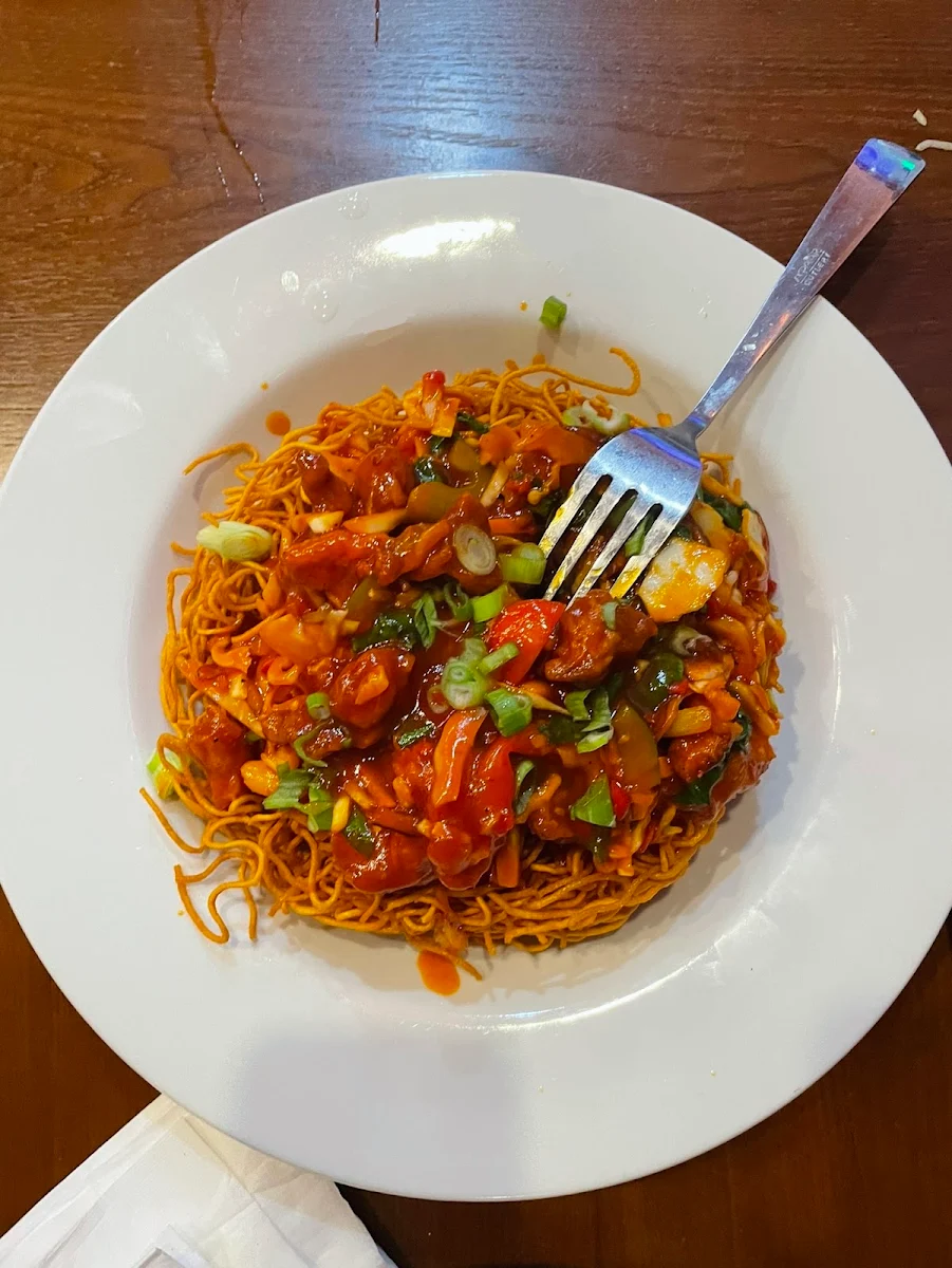Manchurian Chicken Noodle