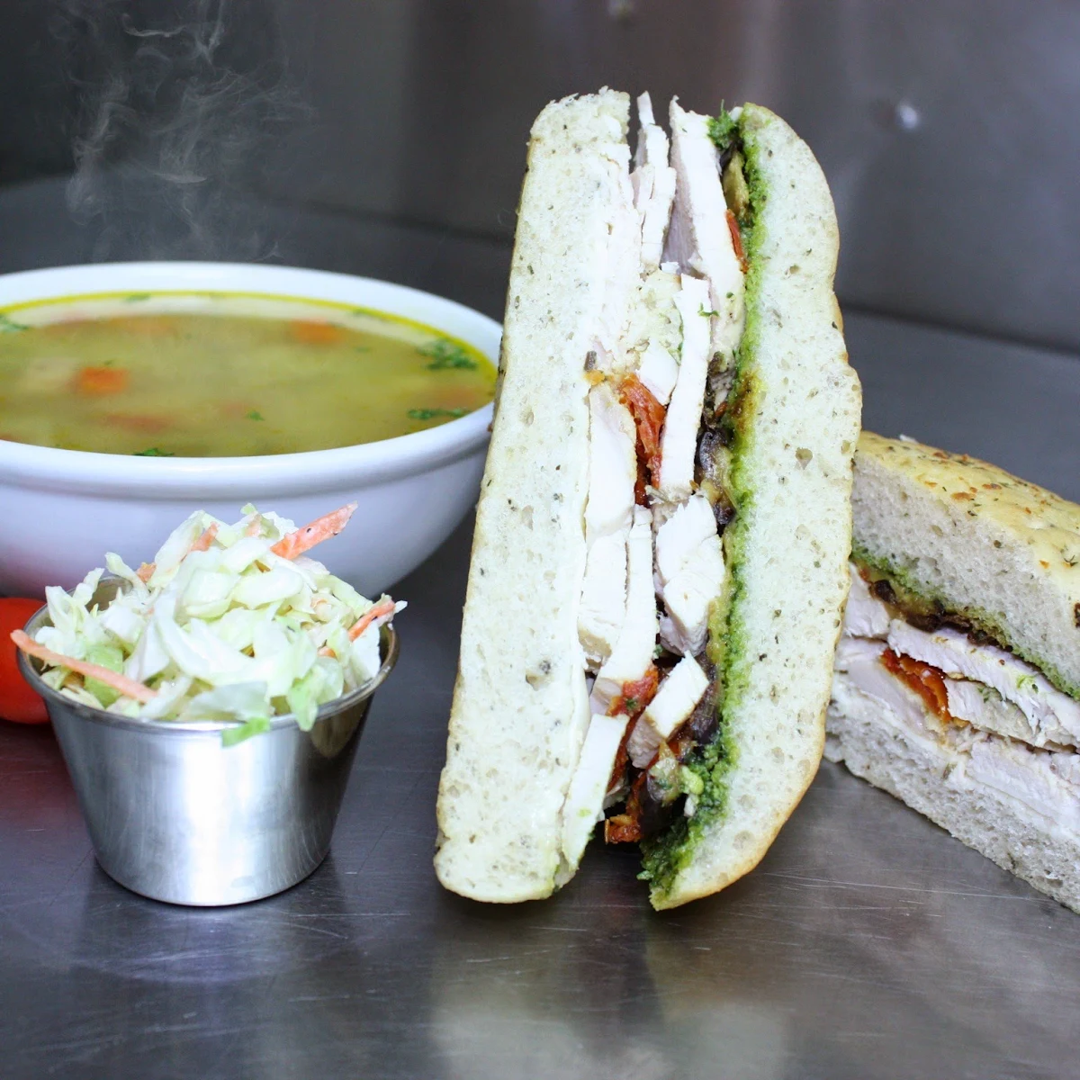 Pesto Chicken Panini