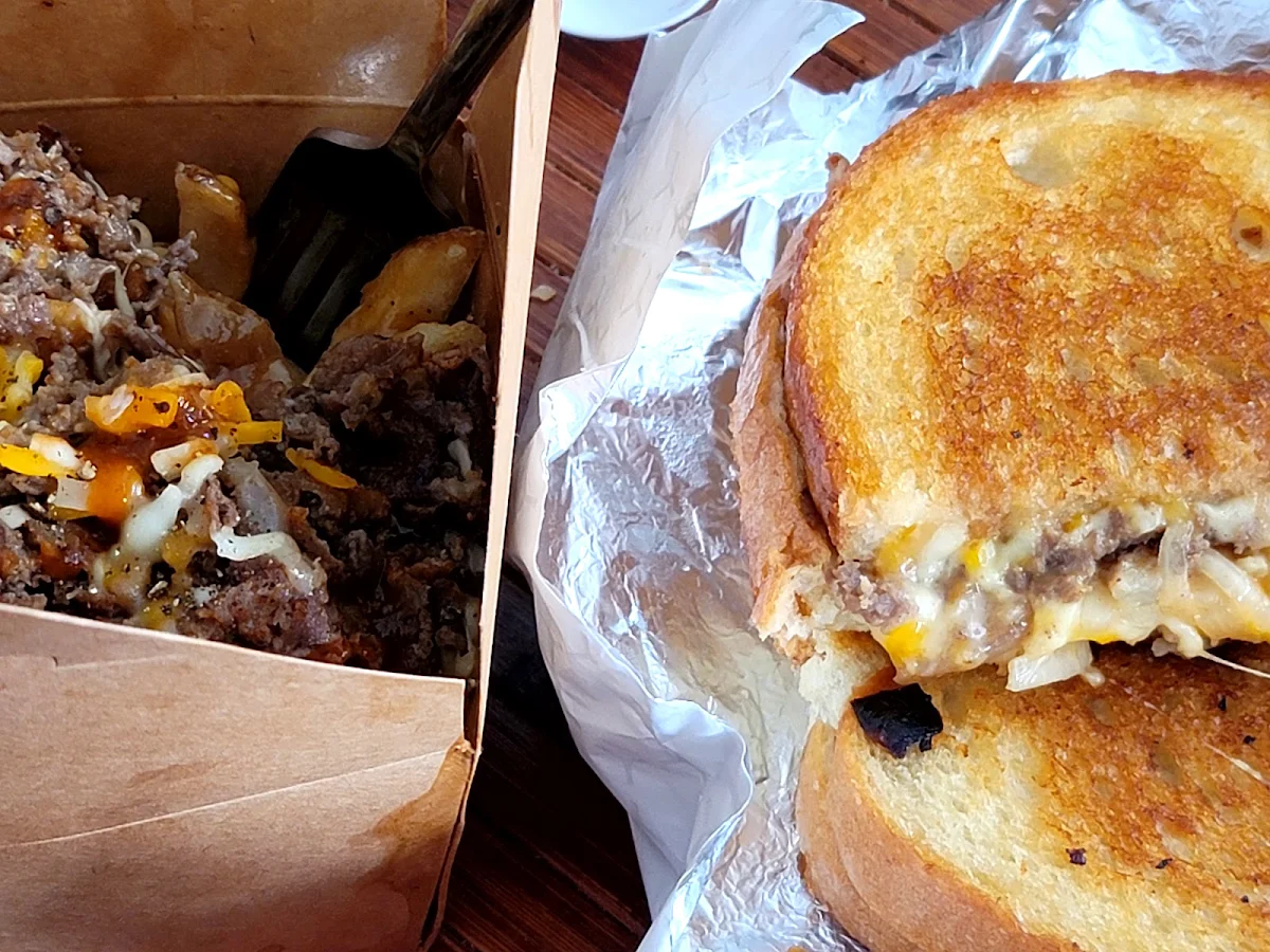 Cheese Steak Grilled Cheese