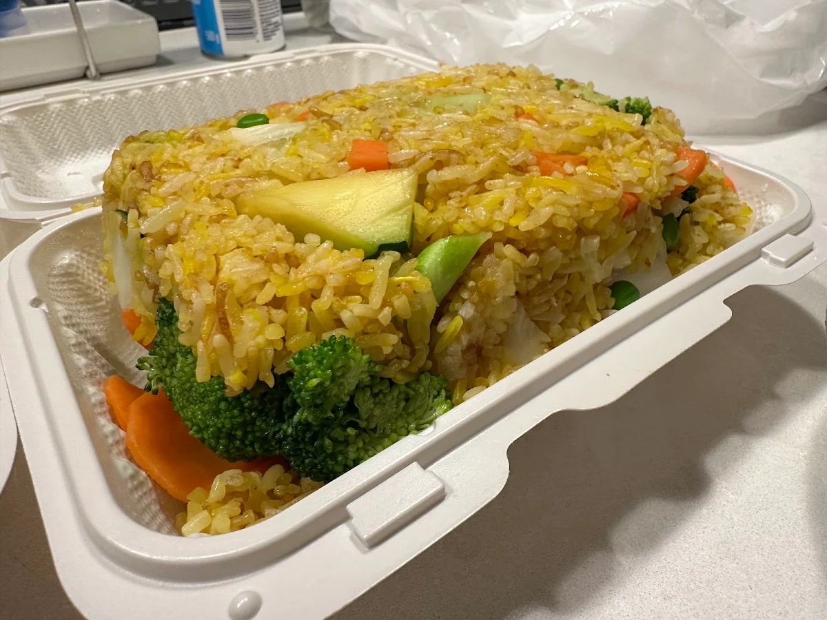 Veggie Fried Rice, Golden West Restaurant