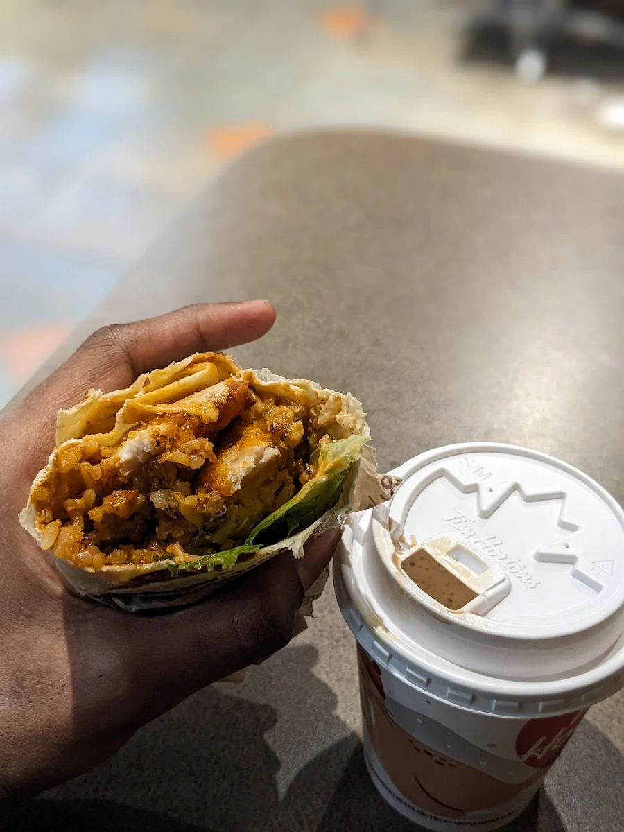 French Vanilla Latte BBQ Chicken Wraps