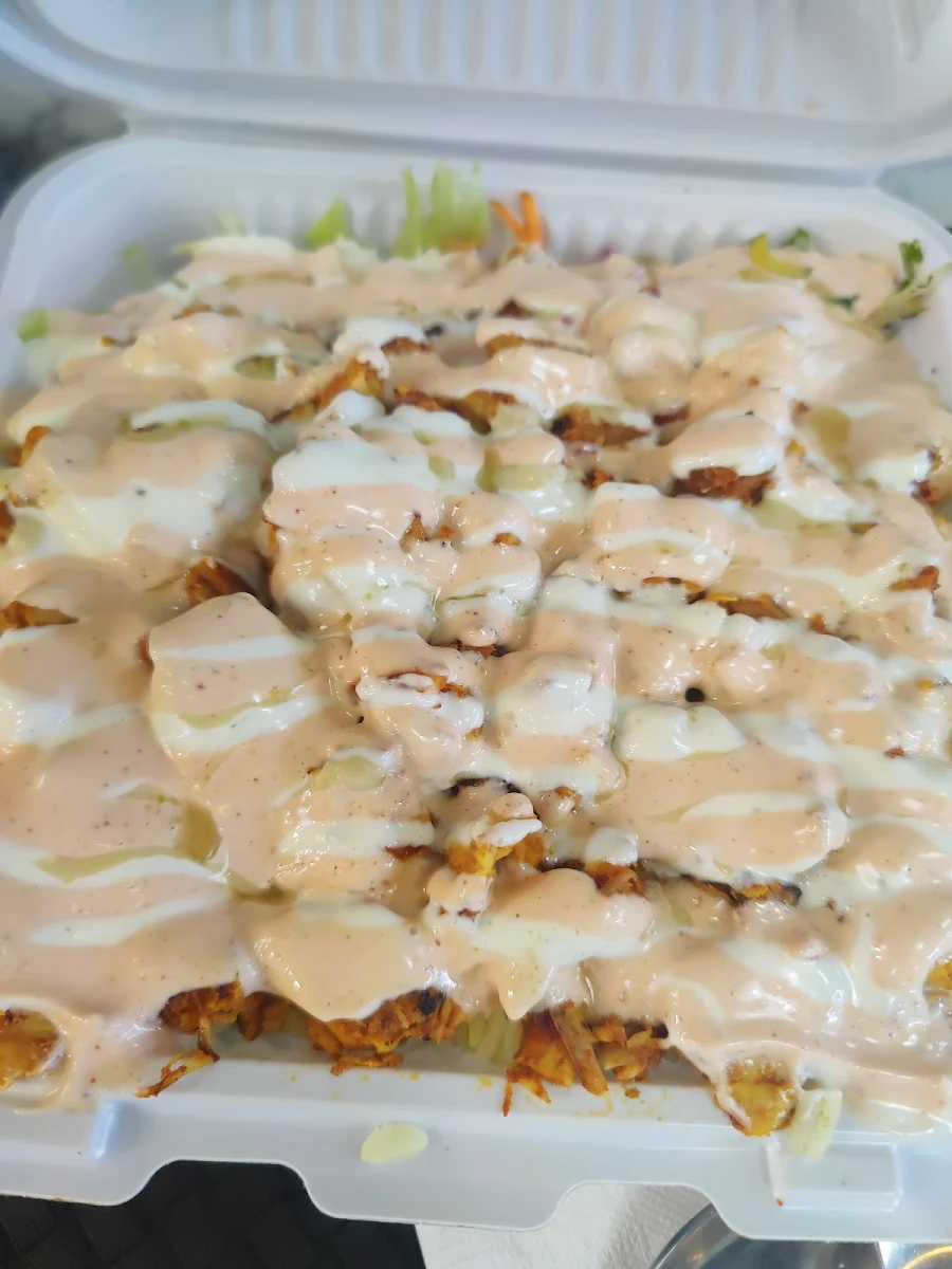 Chicken Souvlaki on Rice