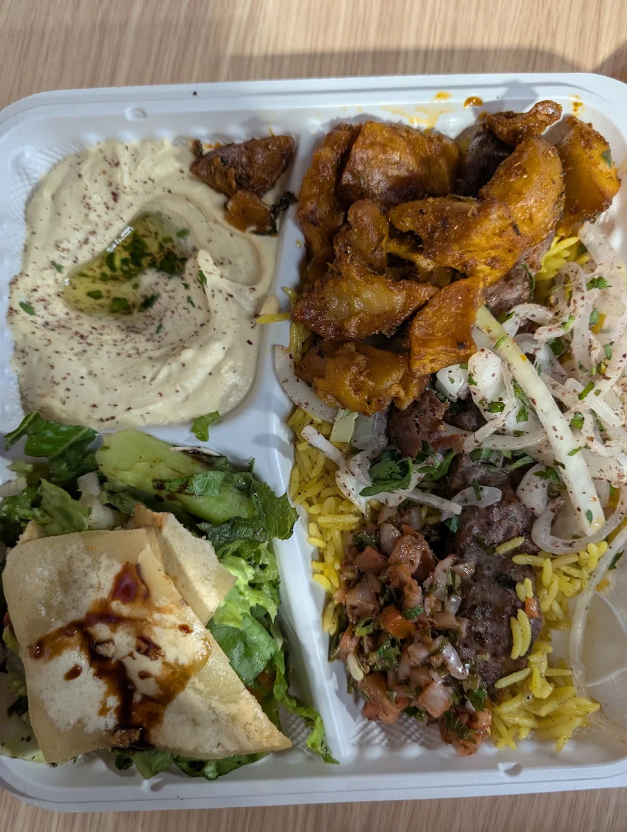 Chicken Shawarma Saj Meal