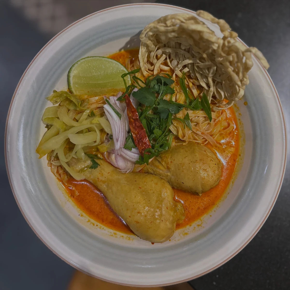 Kao Soi Kai Chicken Northern Thai Curry Noodle