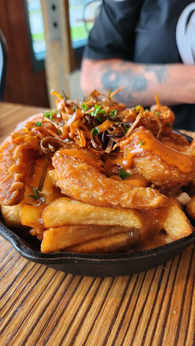Poutine Aux Crevettes Guiness