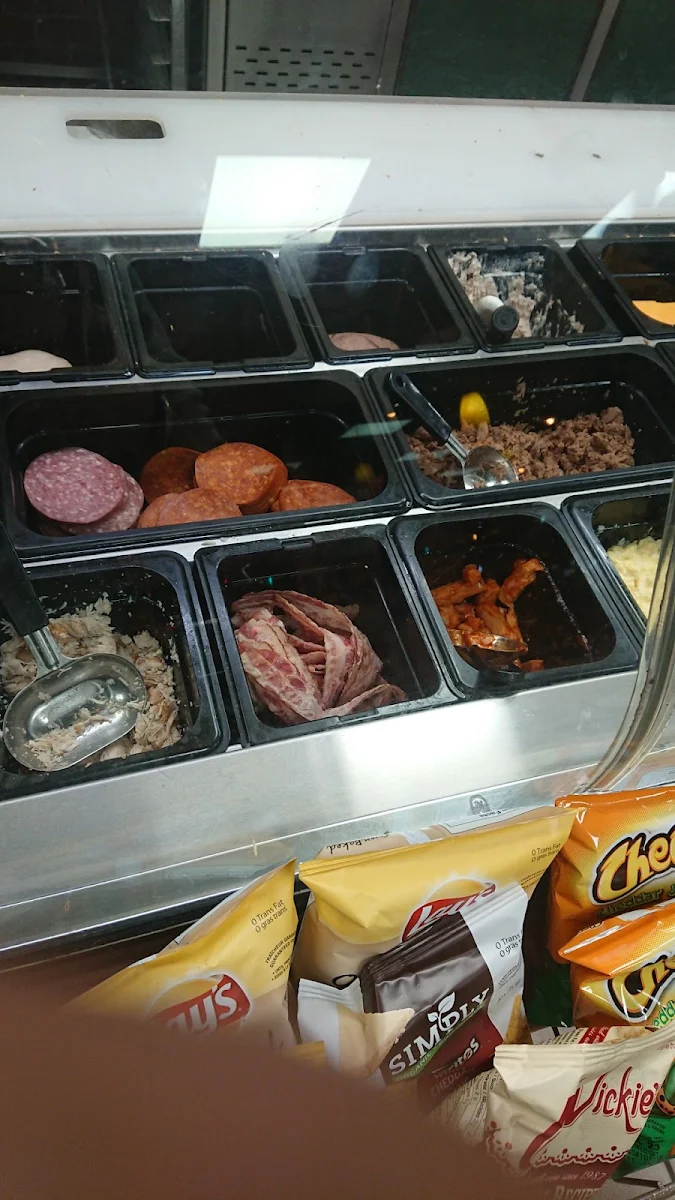 Chips and Salsa and Chips and Cheese Dog
