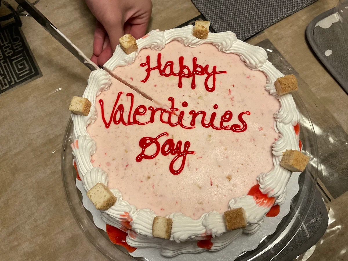 Strawberry Cheesecake Ice Cream Cake