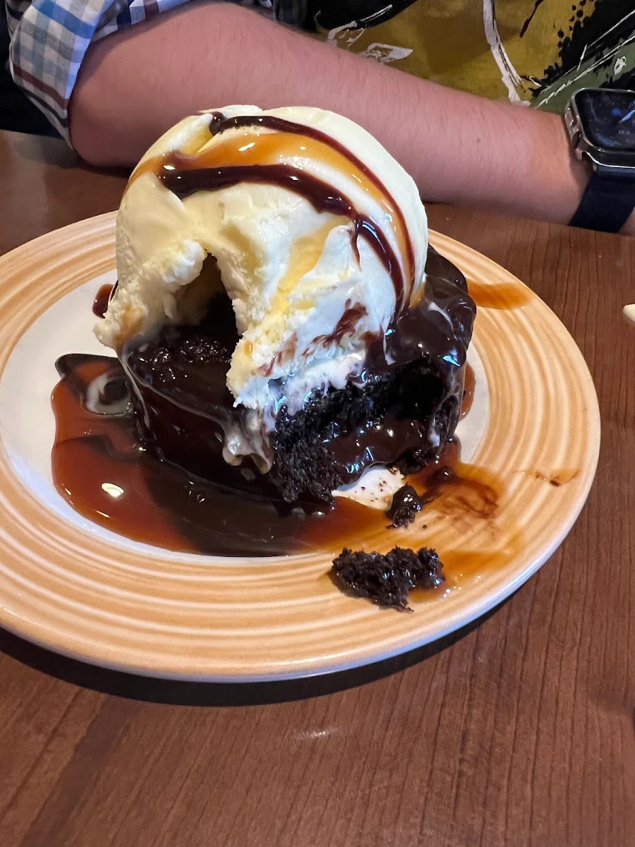 New Molten Chocolate Cake & Ice Cream