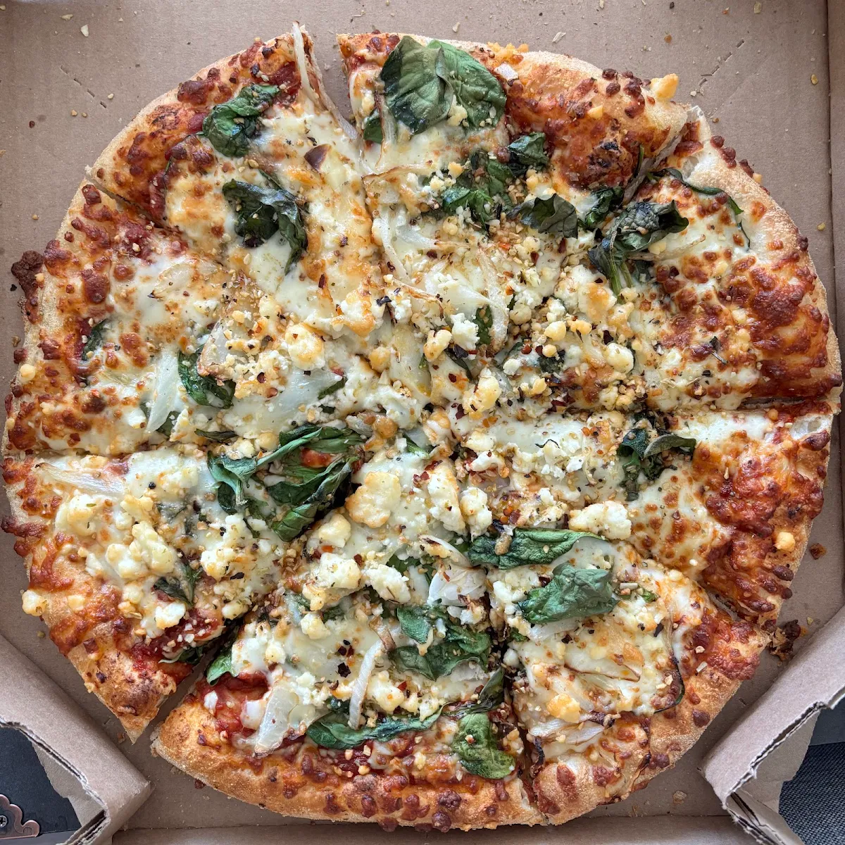 Spinach & Feta Pizza