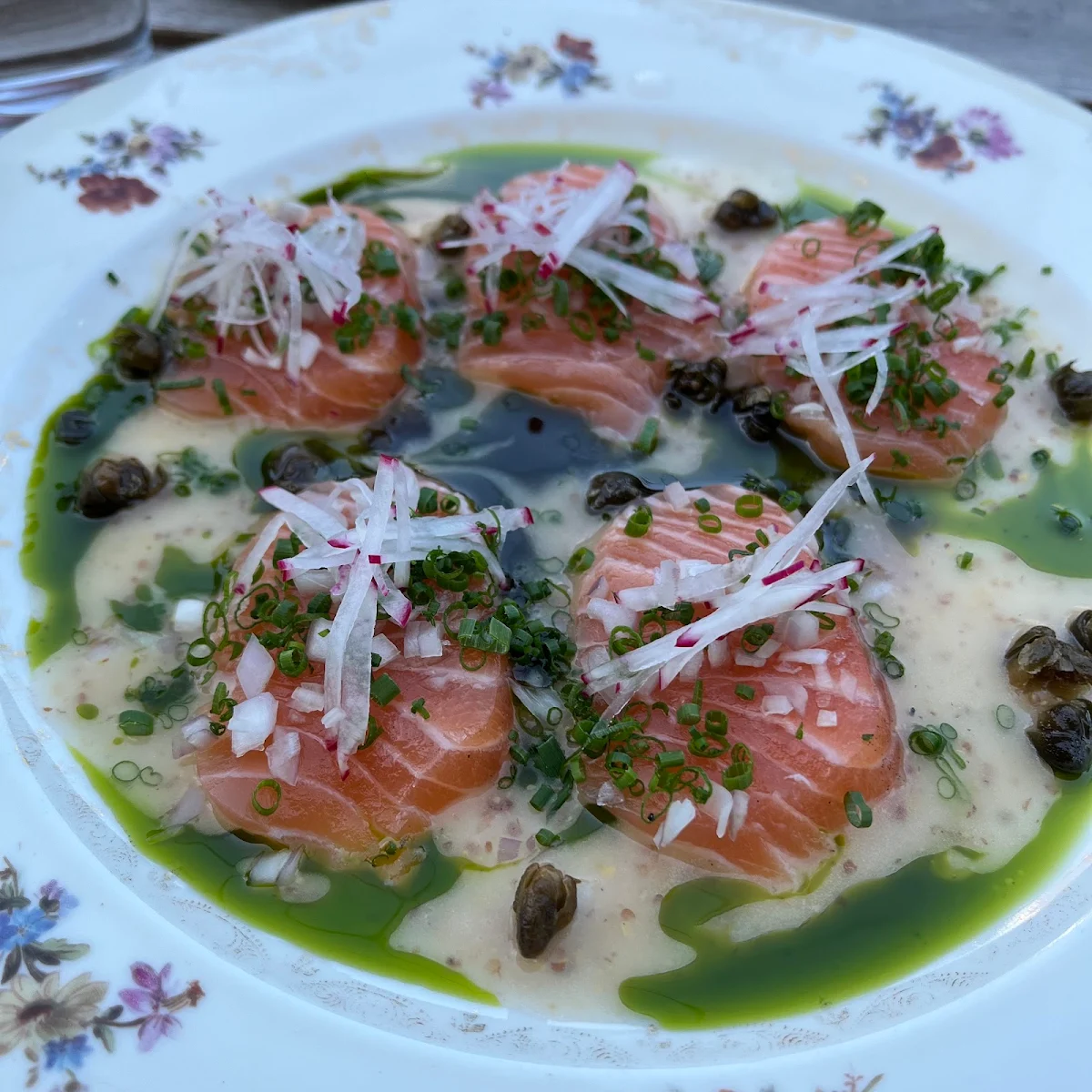 Salmon Crudo