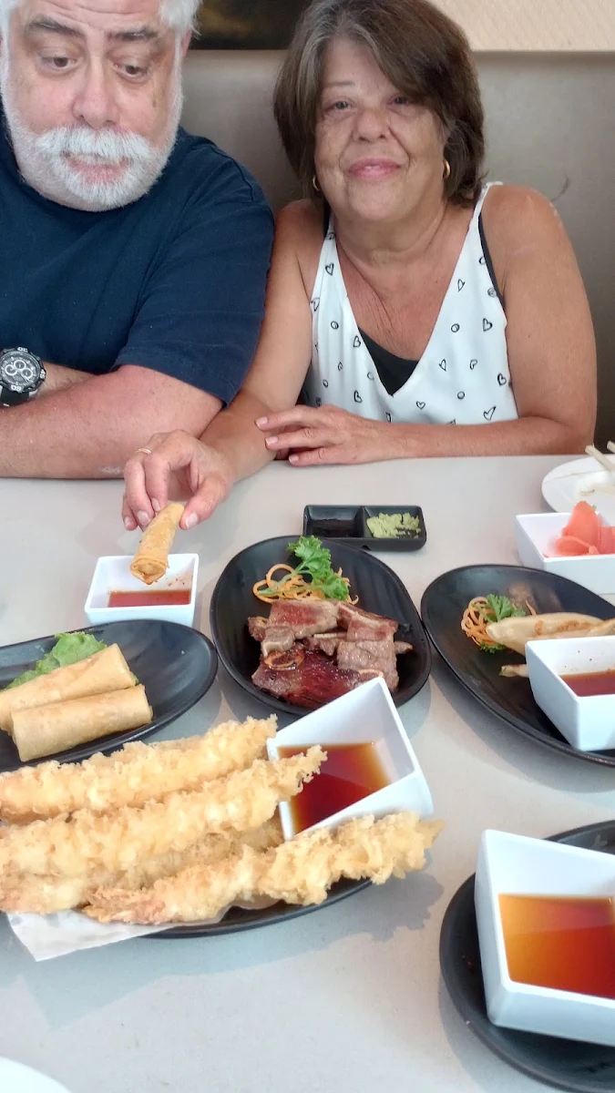 Tempura Shrimp Spring Roll and Back Ribs