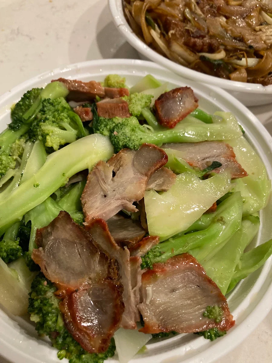 Broccoli and Char Siu
