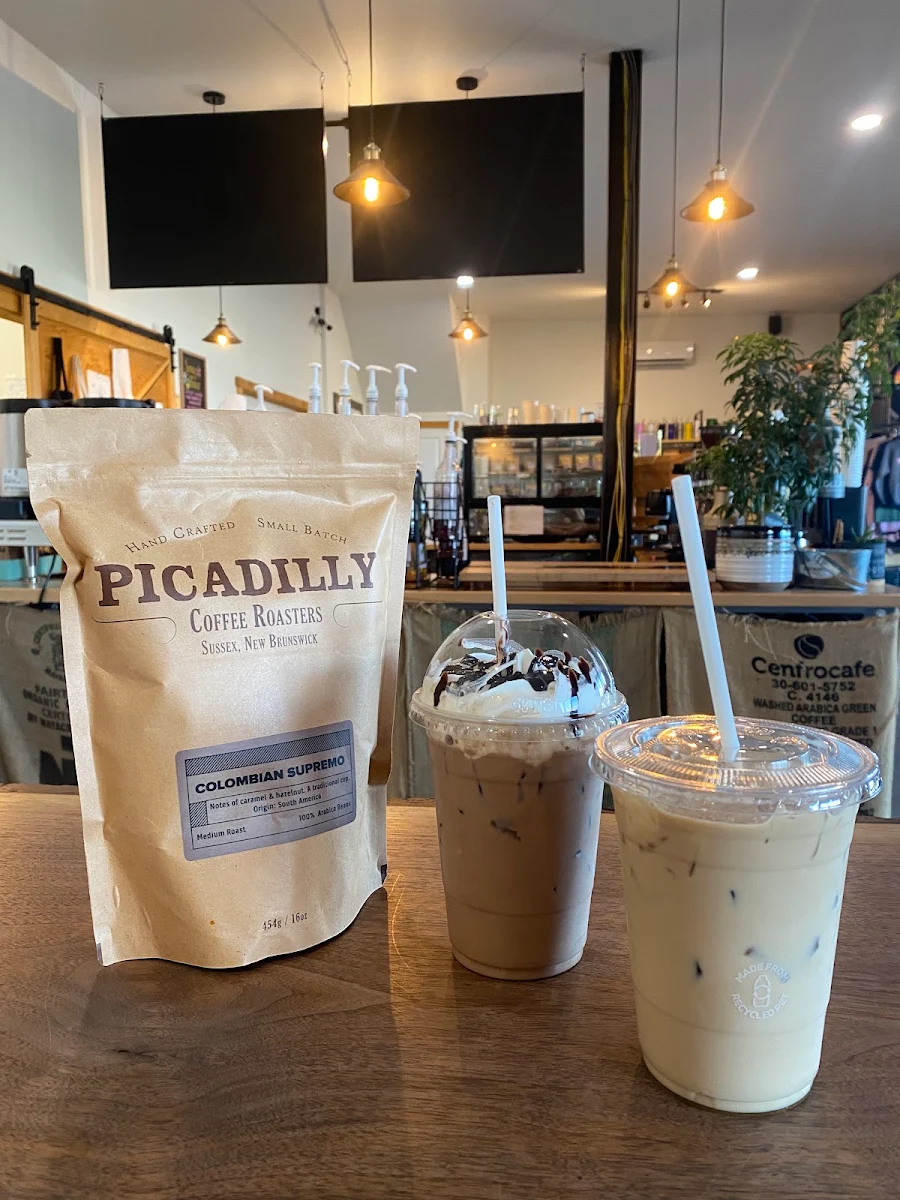 Salted Caramel Iced Latte