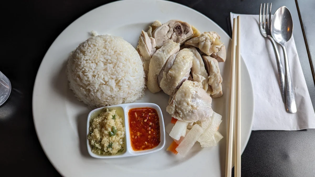 Hai Nan Chicken Rice French Fries Coke