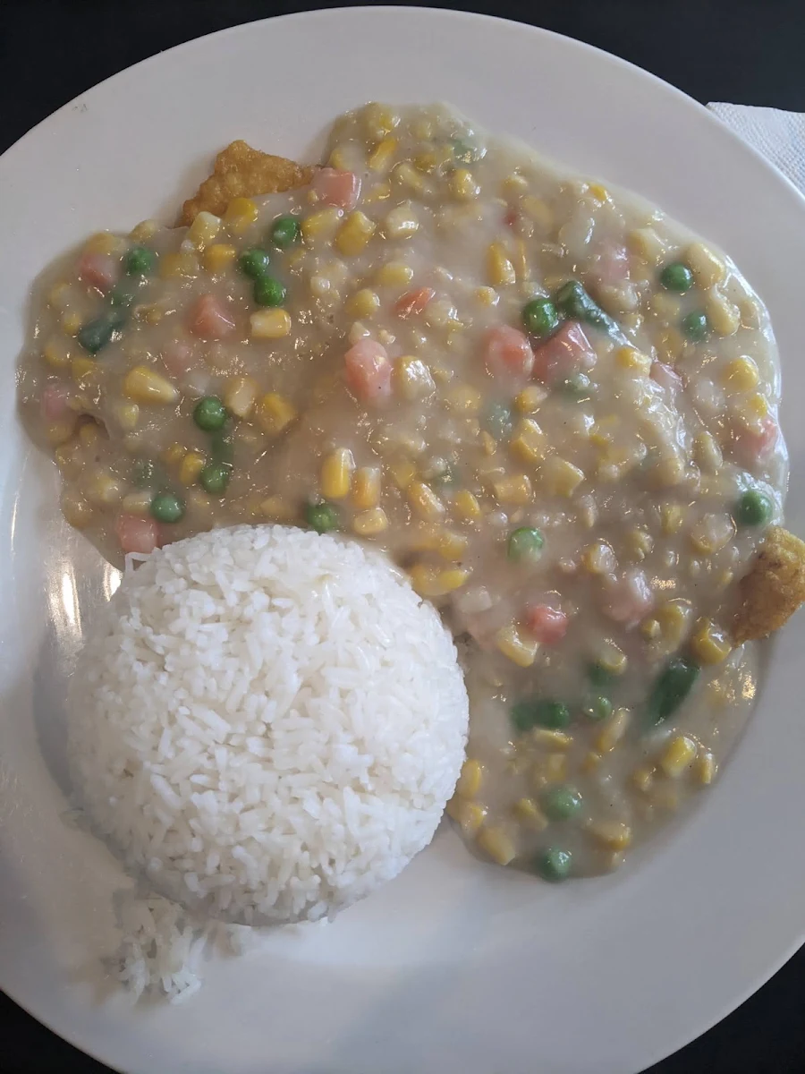 Stewed Chicken with Cream Corn