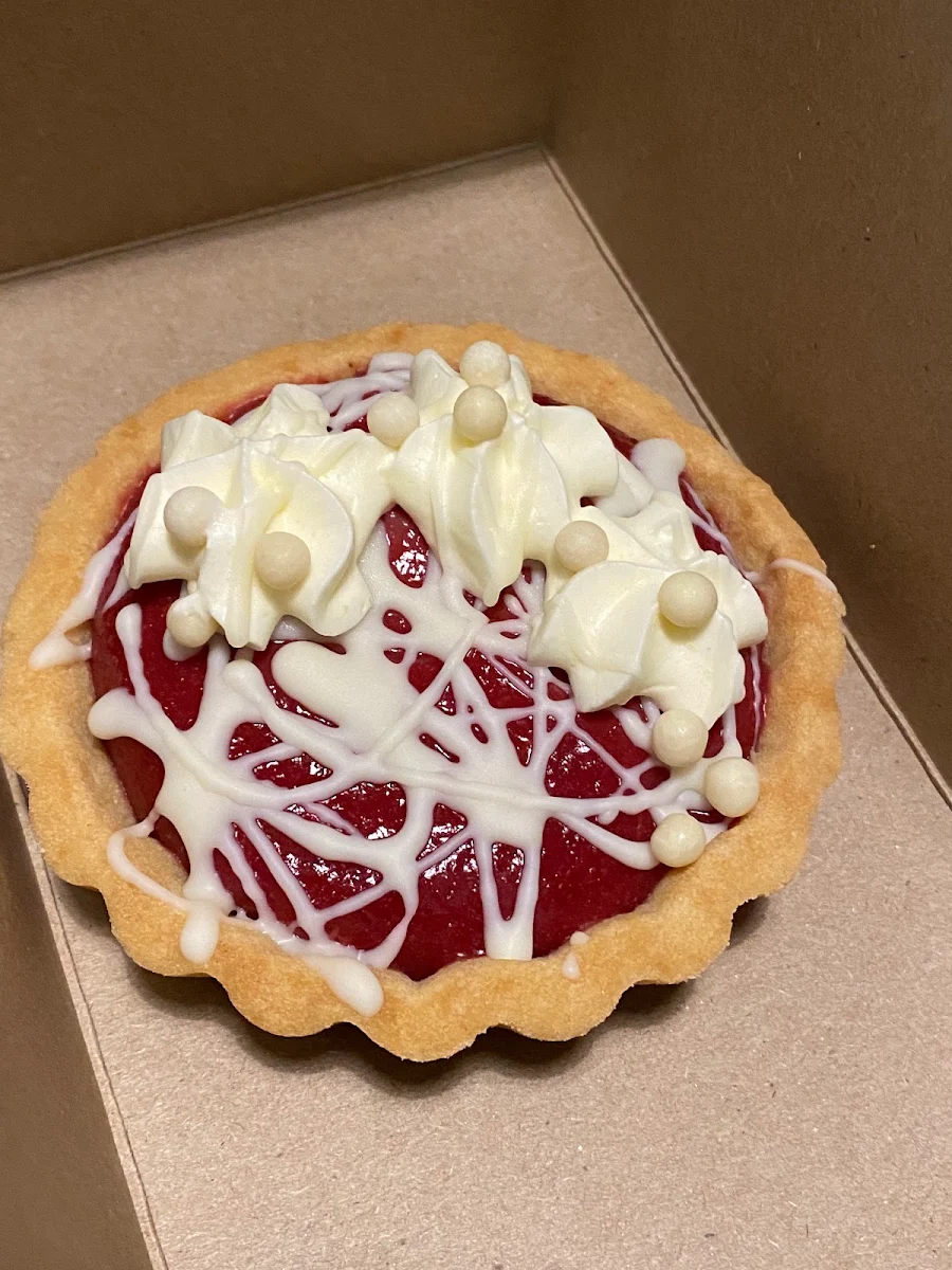 Raspberry White Chocolate Tart