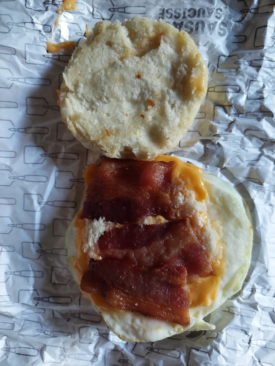 Bacon and Egg Biscuit
