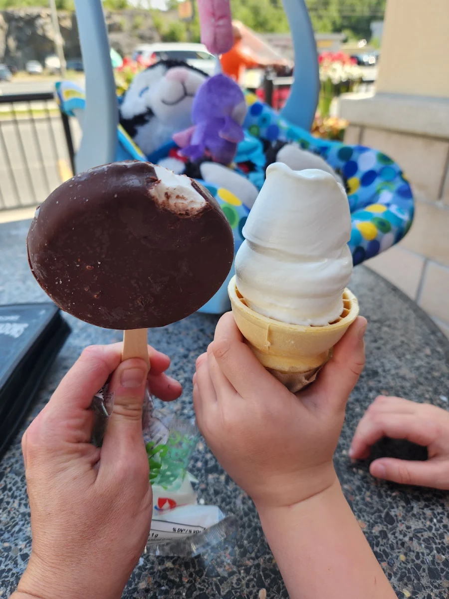 Dairy Free Dilly Bar and Reg Cone