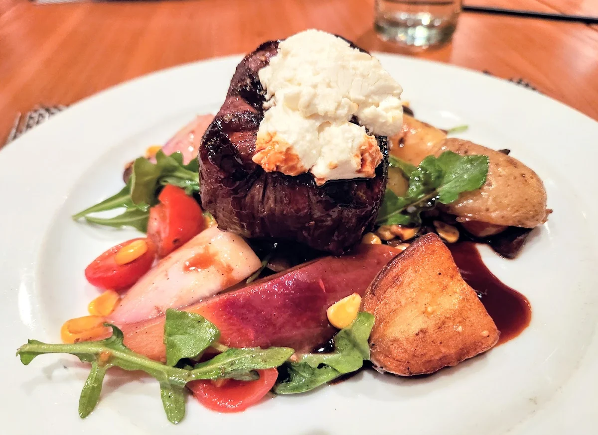 Goat Cheese Crusted Beef Tenderloin