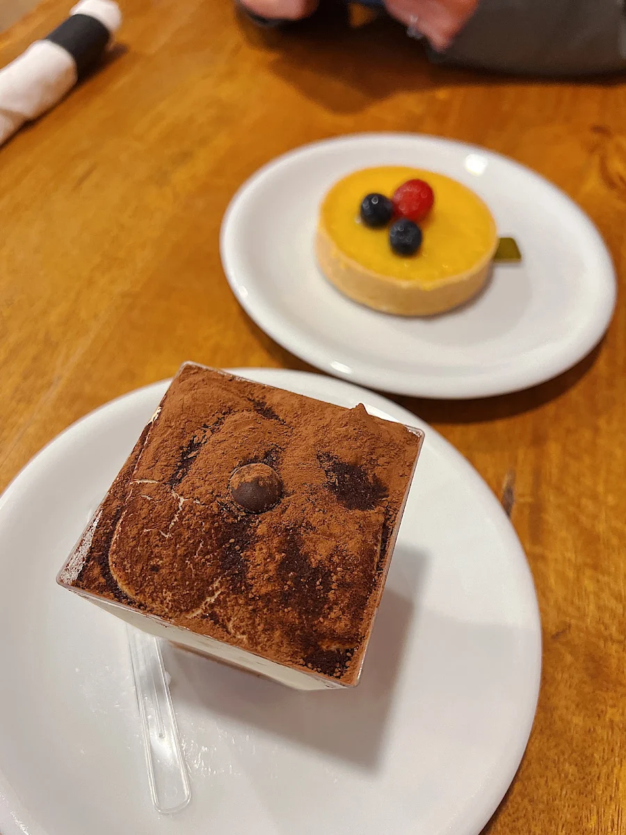 Tiramisu & Lemon Tart