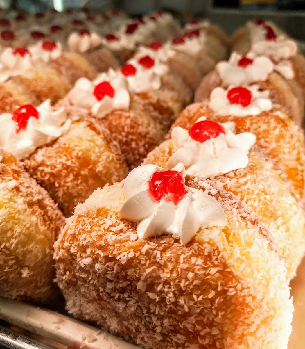 Coconut Cream Donuts