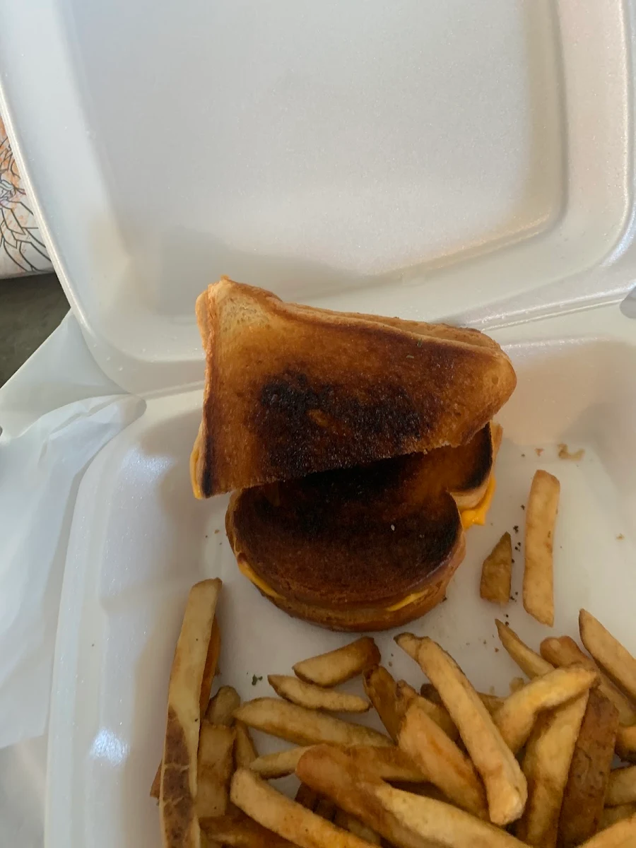 Jr Grilled Cheese with Fries