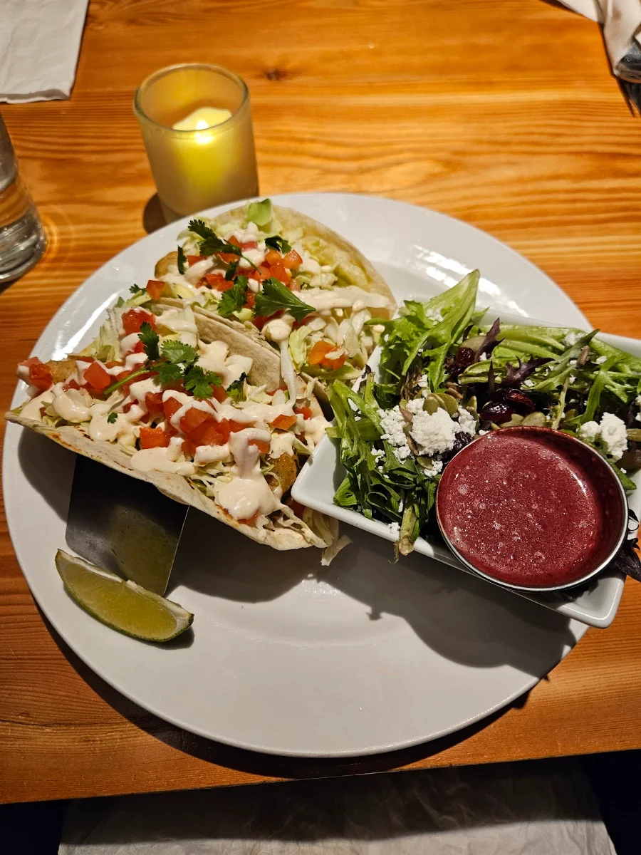 Baja Fish Tacos with Side Salad