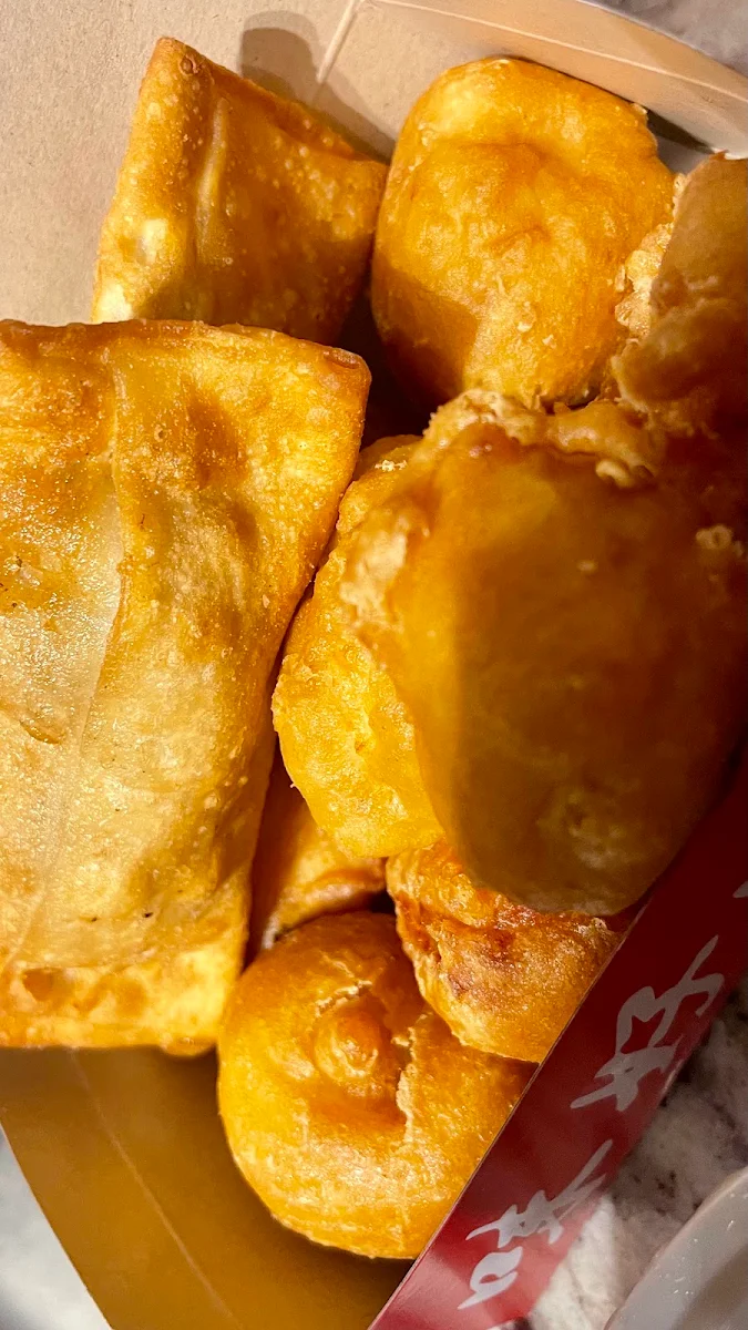 Egg Rolls and Chicken Balls