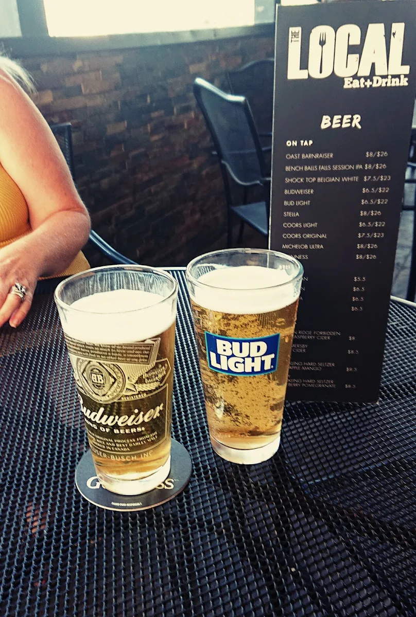 Nice Cold Budweiser Draft Beers