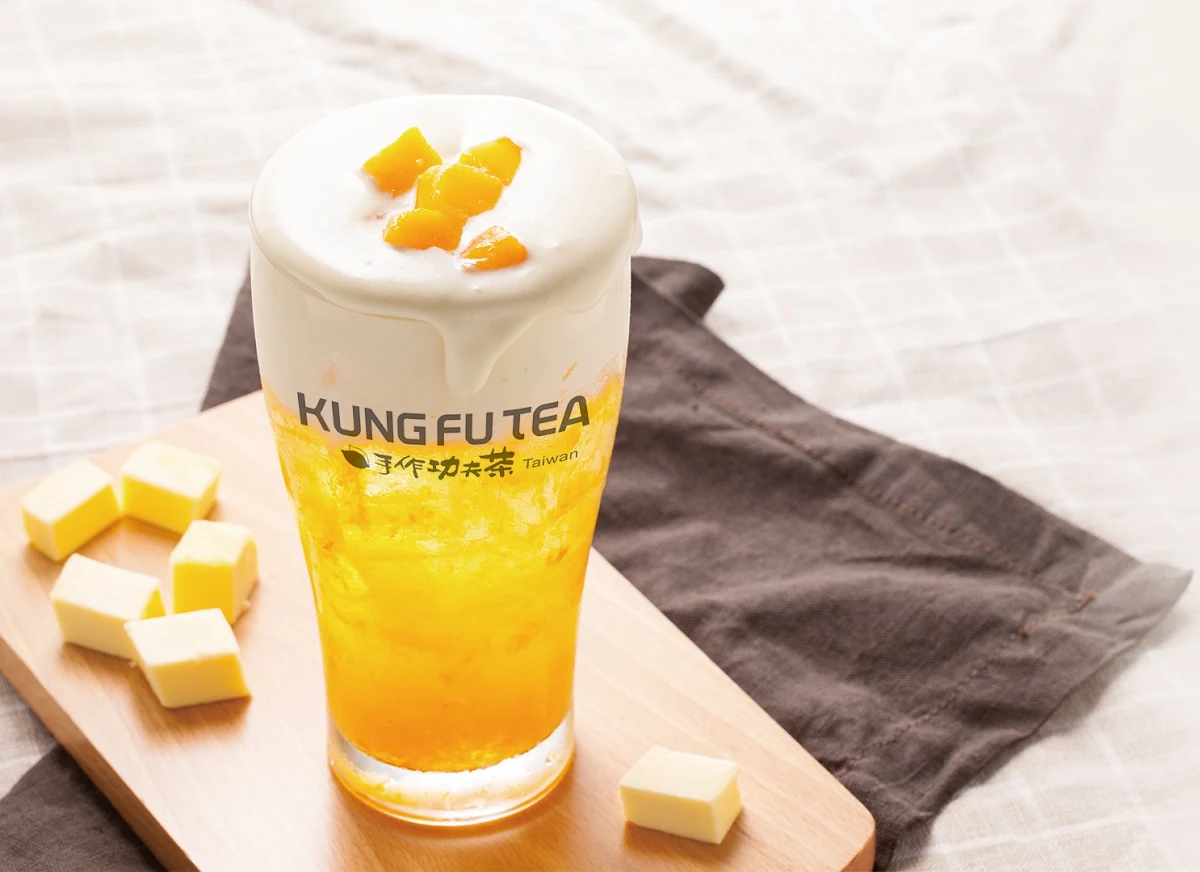 Cheese Milk Foam w Mango