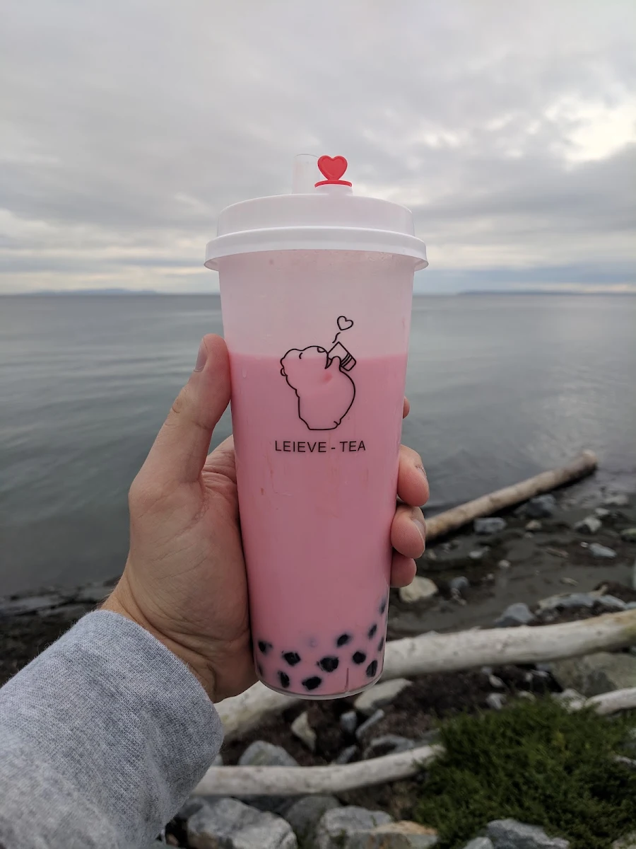 Strawberry Coconut Milk Tea