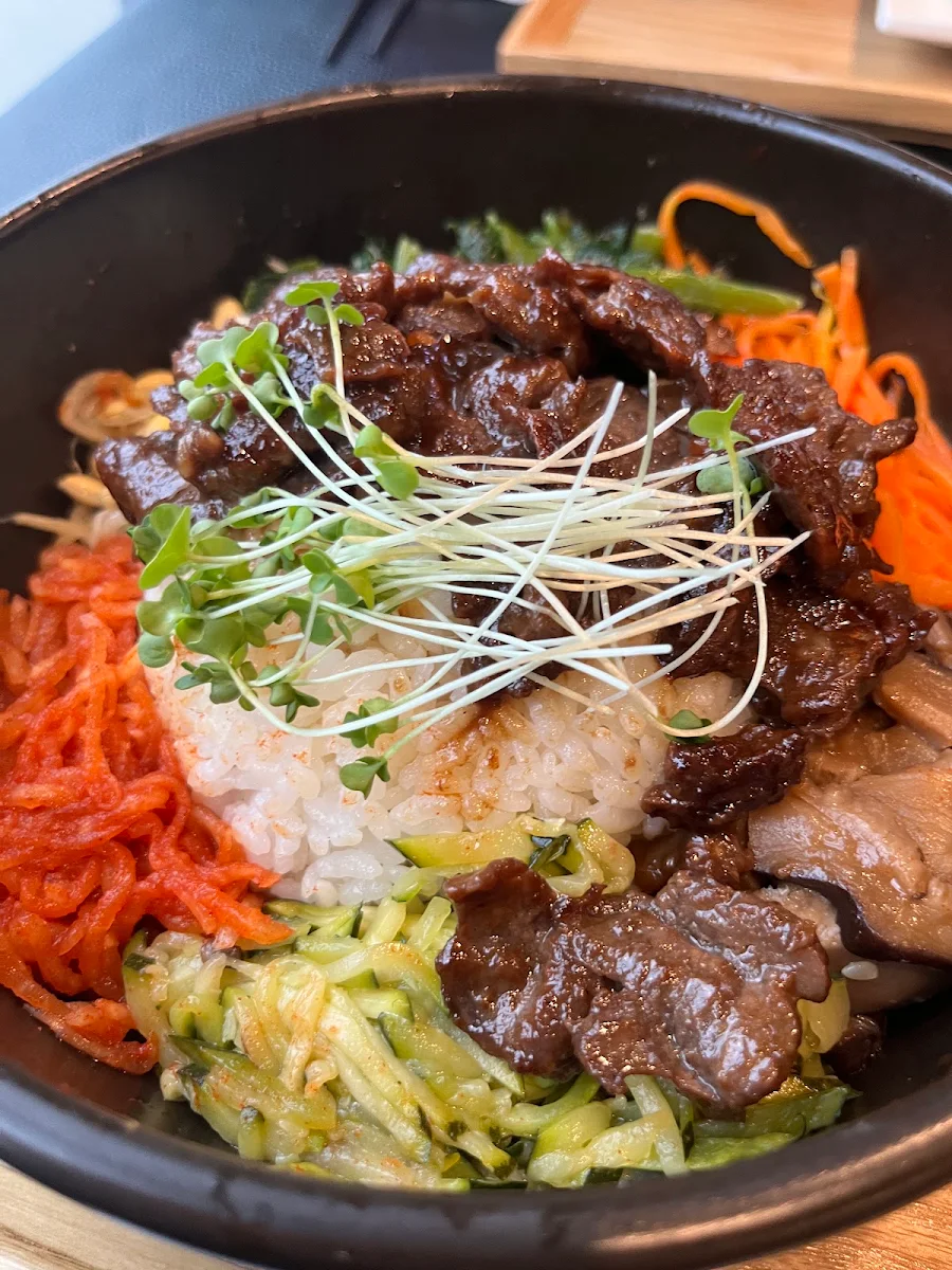 Bibimbap Au Bulgogi Bœuf Bulgogi Beef Bibimbap