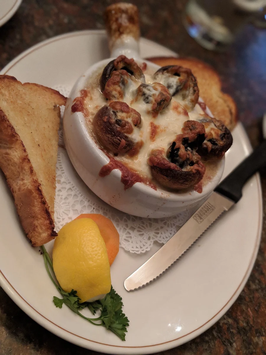 Escargot Mushroom Caps
