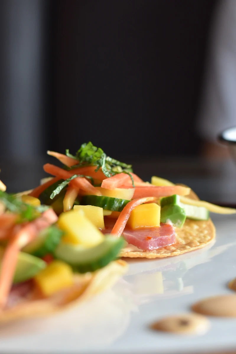 Tuna Tostada