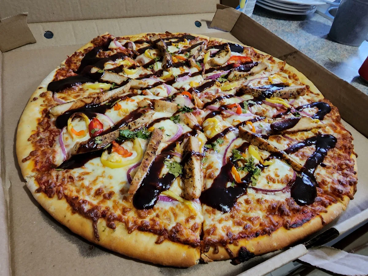 Spicy BBQ Chicken Pizza