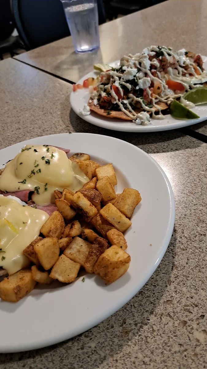 Eggs Benedict and Huevos Rancheros