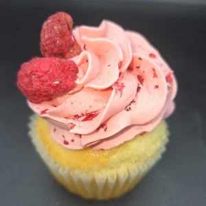 Raspberry Vanilla Cupcake
