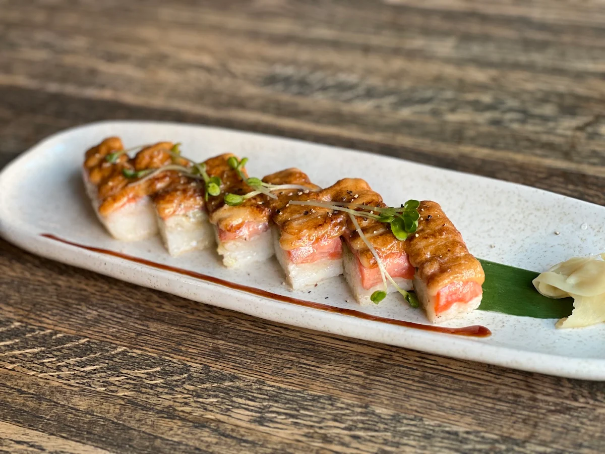 Aburi Sockeye Salmon Sushi