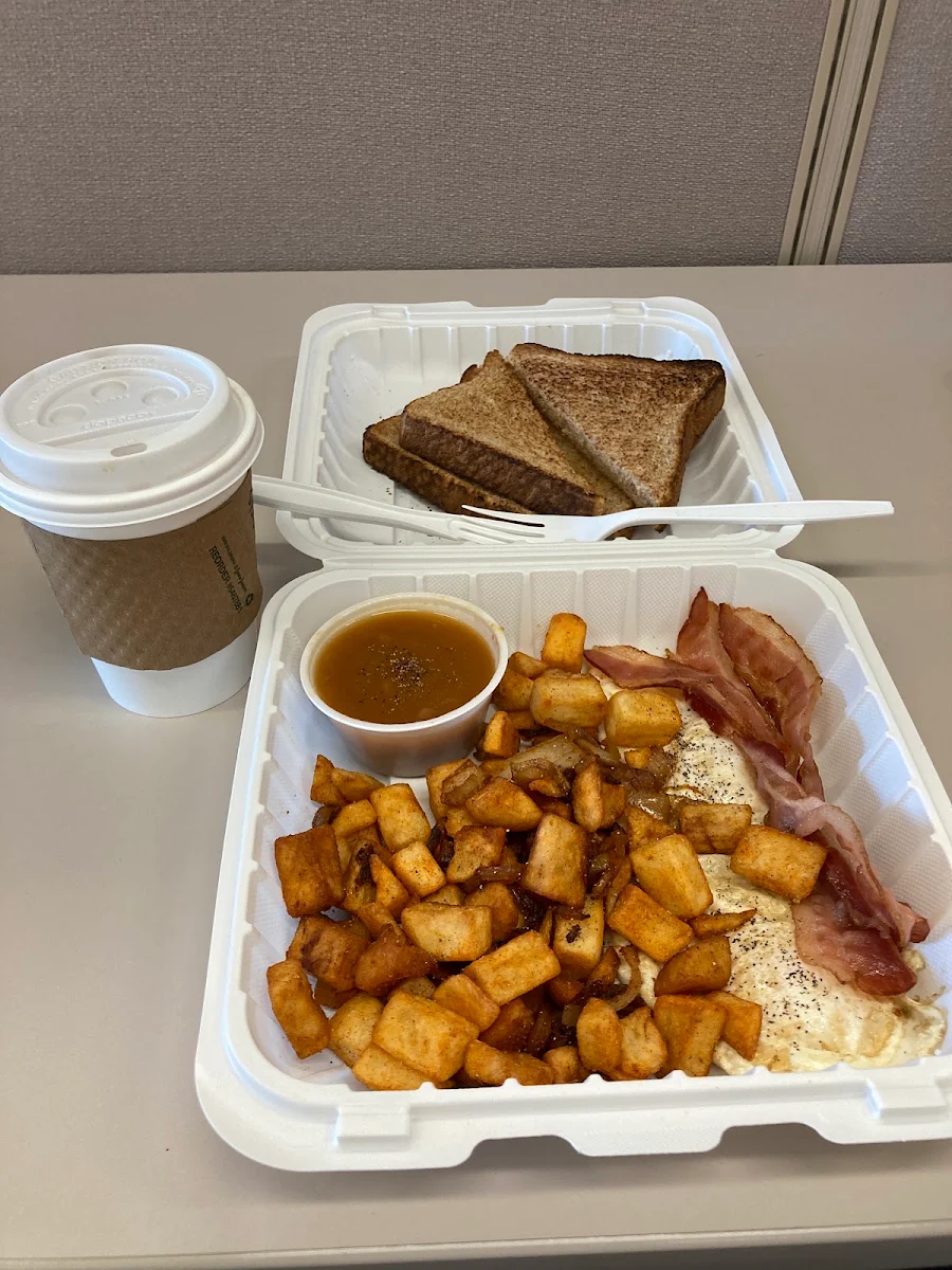 2 Œufs Bacon Et Fèves Au Lard