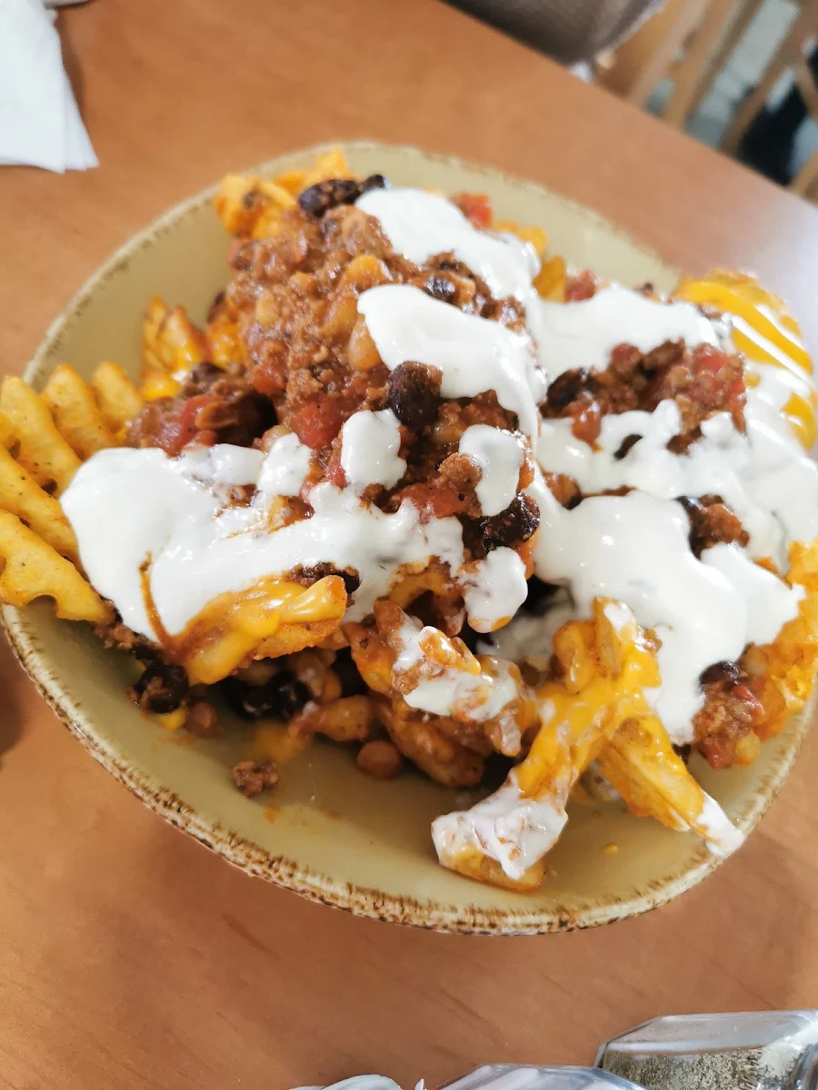 Chili Cheese Waffle Fries