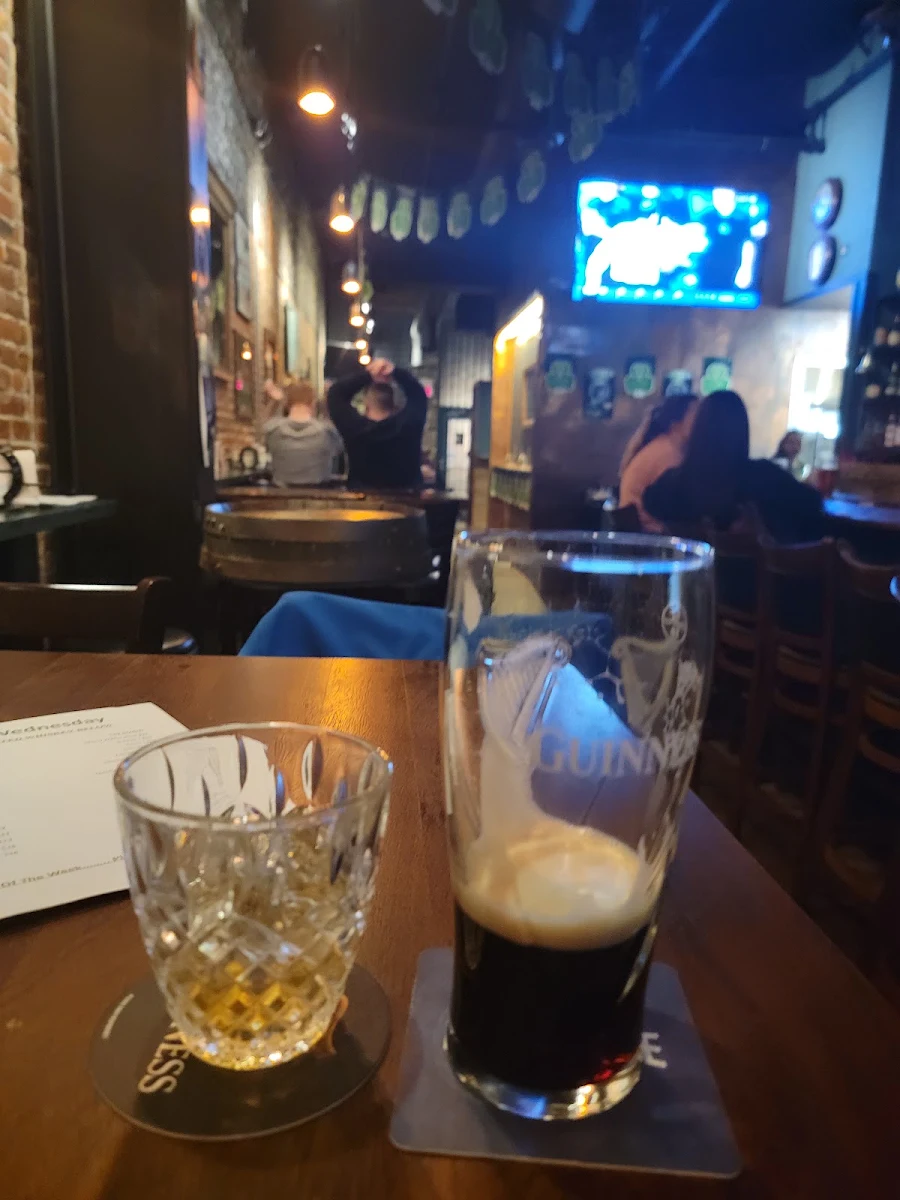 Guinness Draught and Redbreast 12