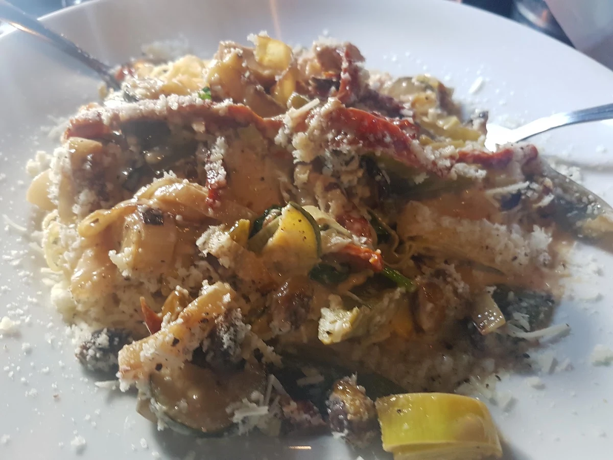 Lemon Vodka Chicken Capellini