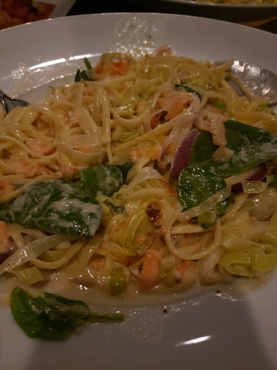 Smoked Salmon with Linguine