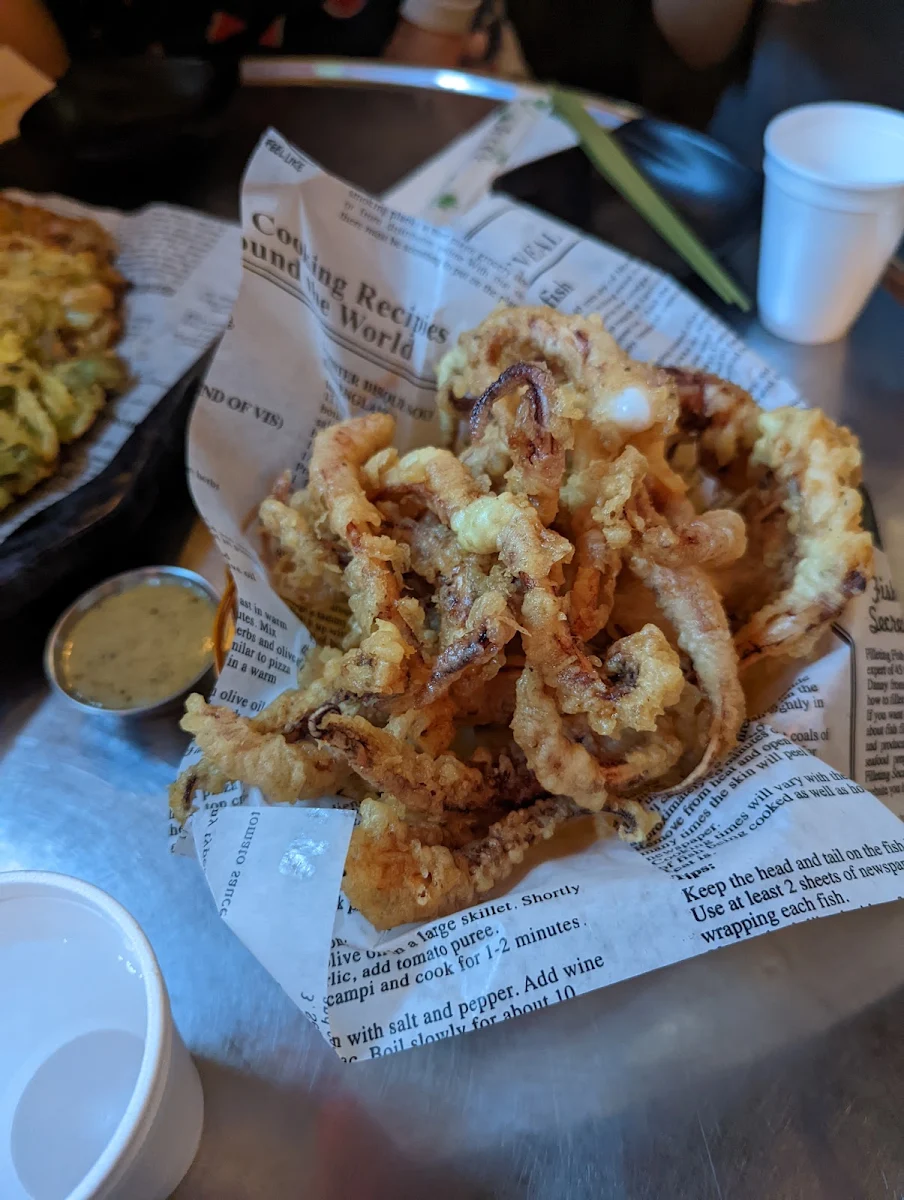 Deep Fried Squid Tentacles